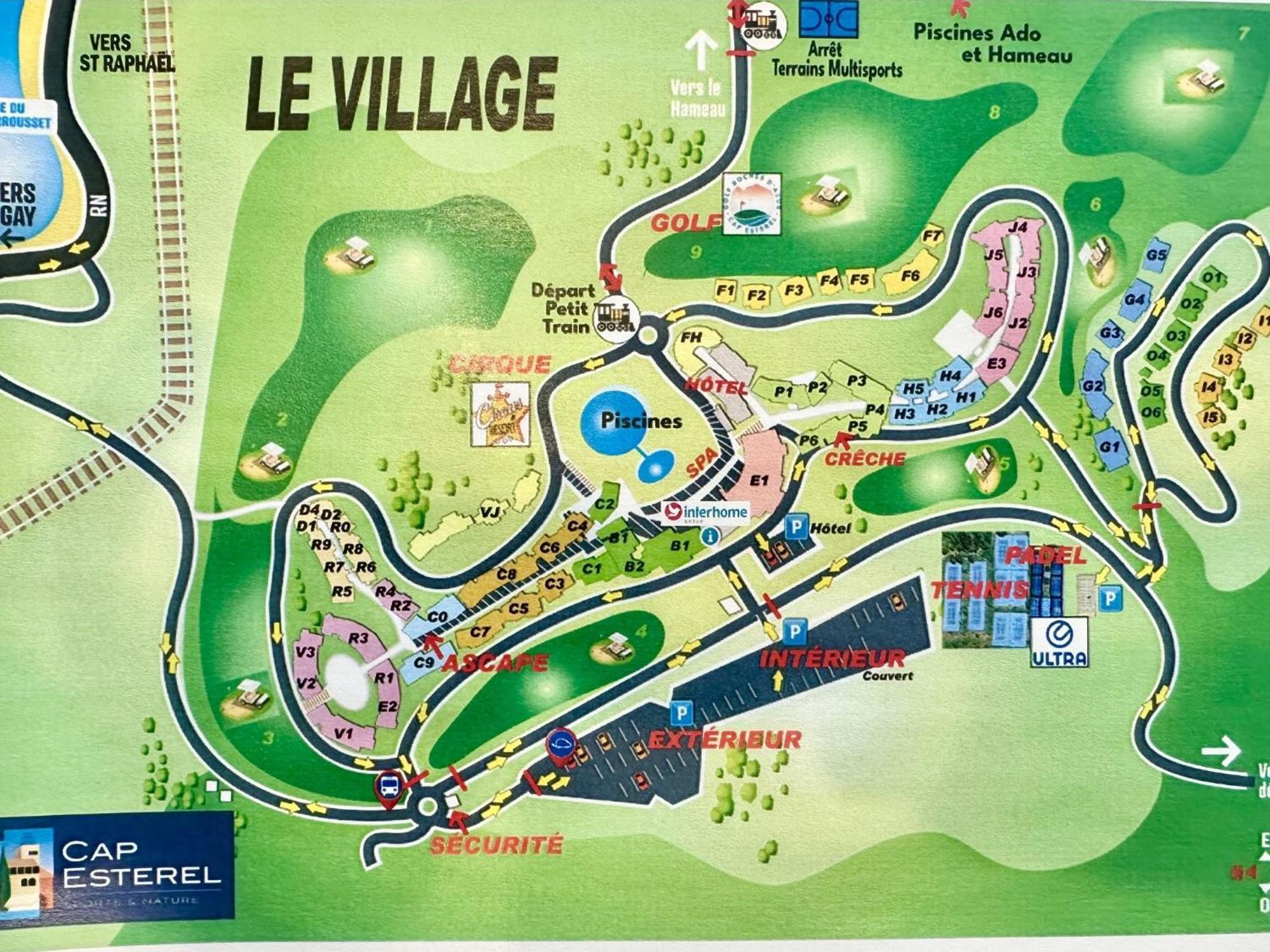 Apartment Village Cap Estérel - Le Village-9 Saint-Raphaël Esterno foto